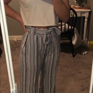 Paper bag style pants